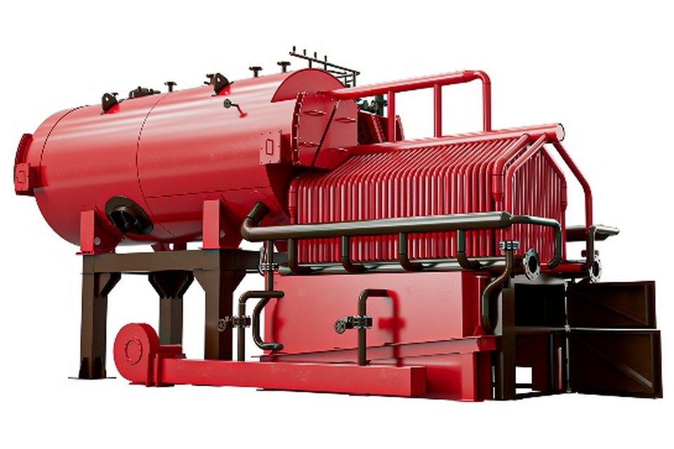 RTPKT-V – דוד מים מוחמים צינורות אש עם תא בעירה ממברנלי